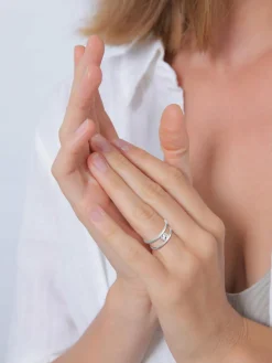 Elli PREMIUM Schmuck*Damen Ring silber uni