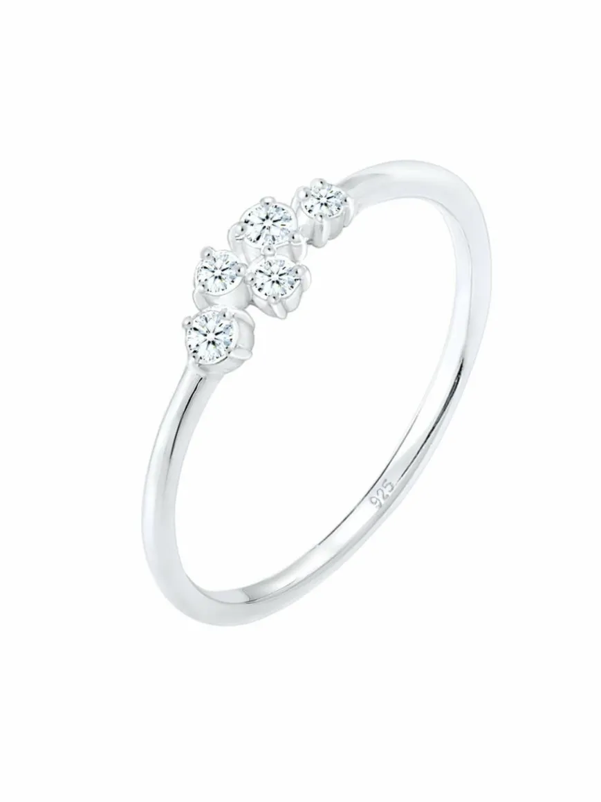 Elli Diamonds Schmuck*Damen Ring silber uni