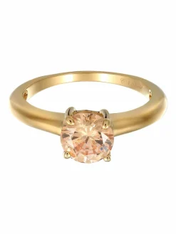 Elli Schmuck*Damen Ring orange uni