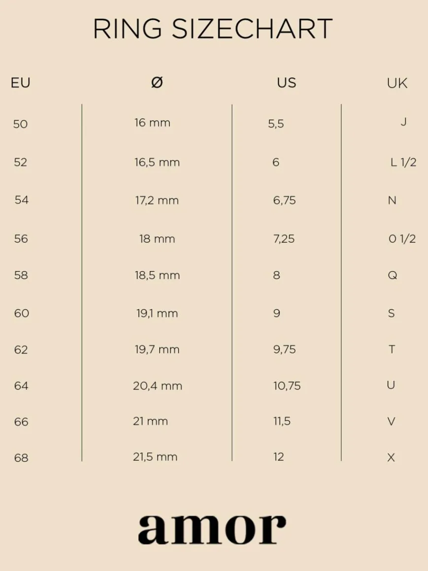 amor Schmuck*Damen Ring silber uni