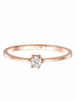 Elli Diamonds Schmuck*Damen Ring roségold uni