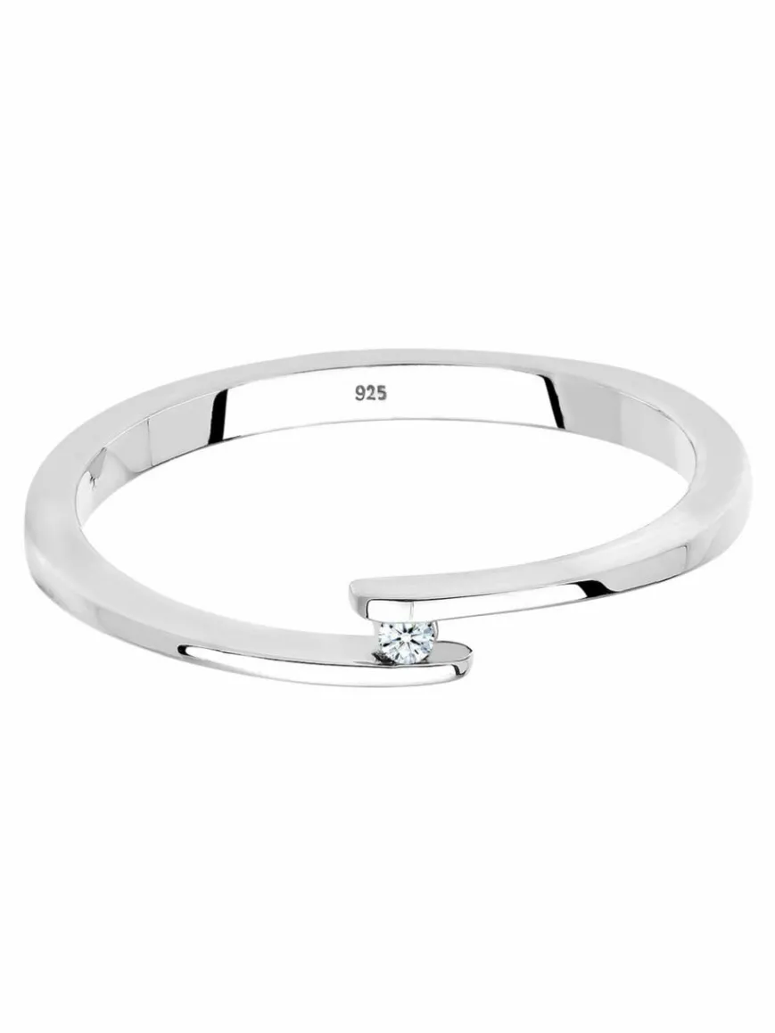 Elli Diamonds Schmuck*Damen Ring silber uni