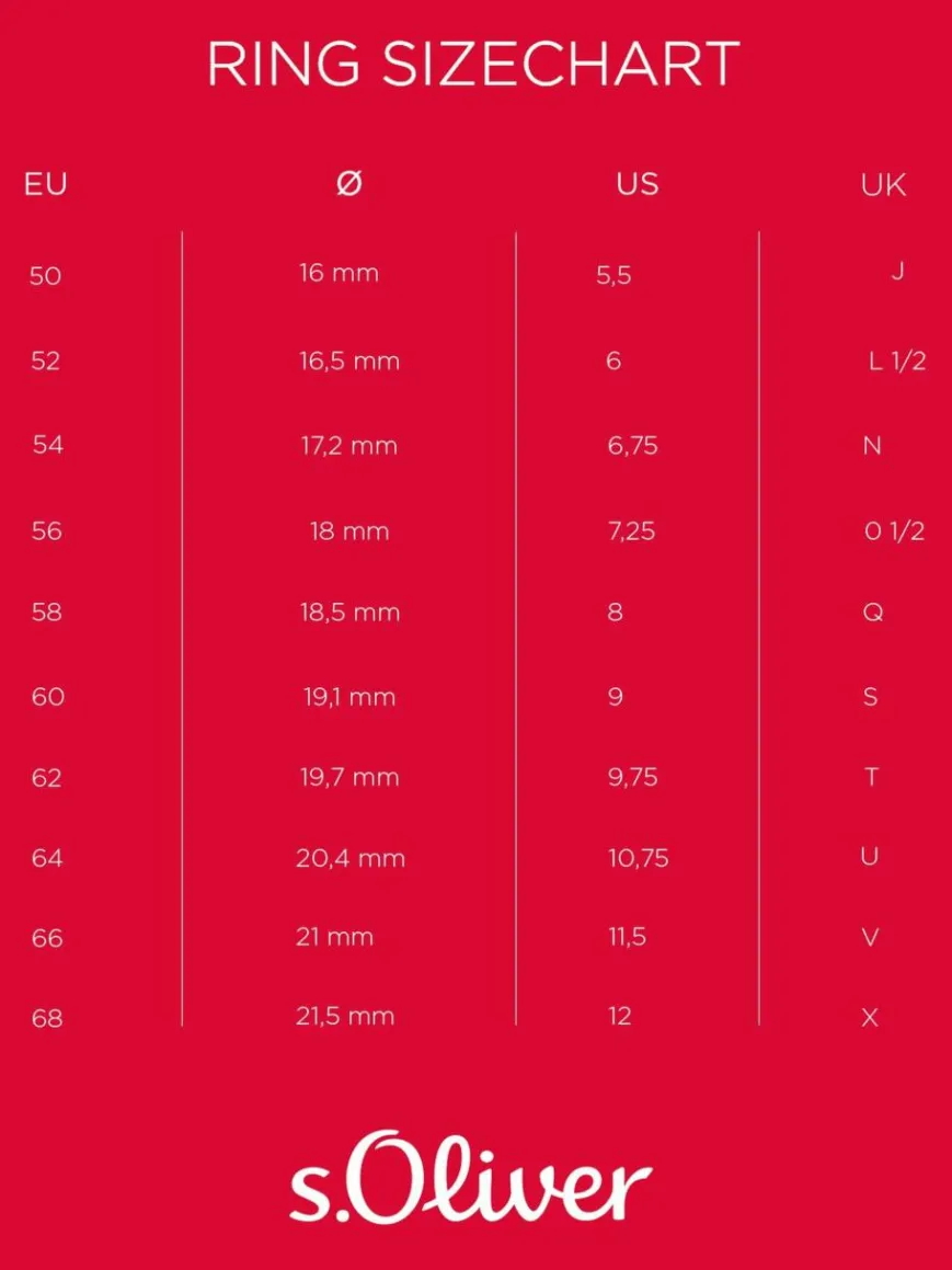 s.Oliver Schmuck*Damen Ring beige uni