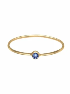 Elli Schmuck*Damen Ring blau uni