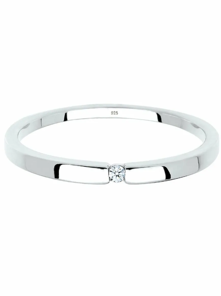 Elli Diamonds Schmuck*Damen Ring silber uni