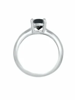 Elli Schmuck*Damen Ring schwarz uni