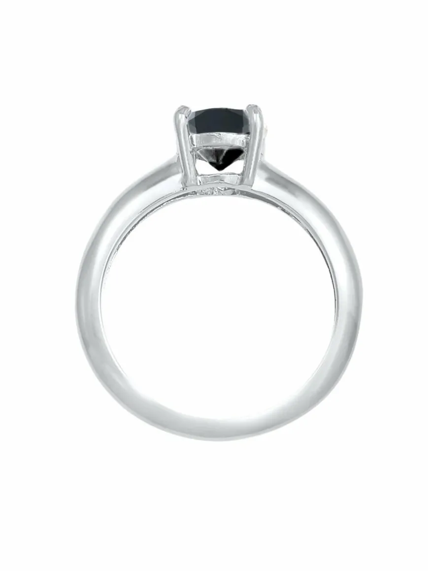 Elli Schmuck*Damen Ring schwarz uni