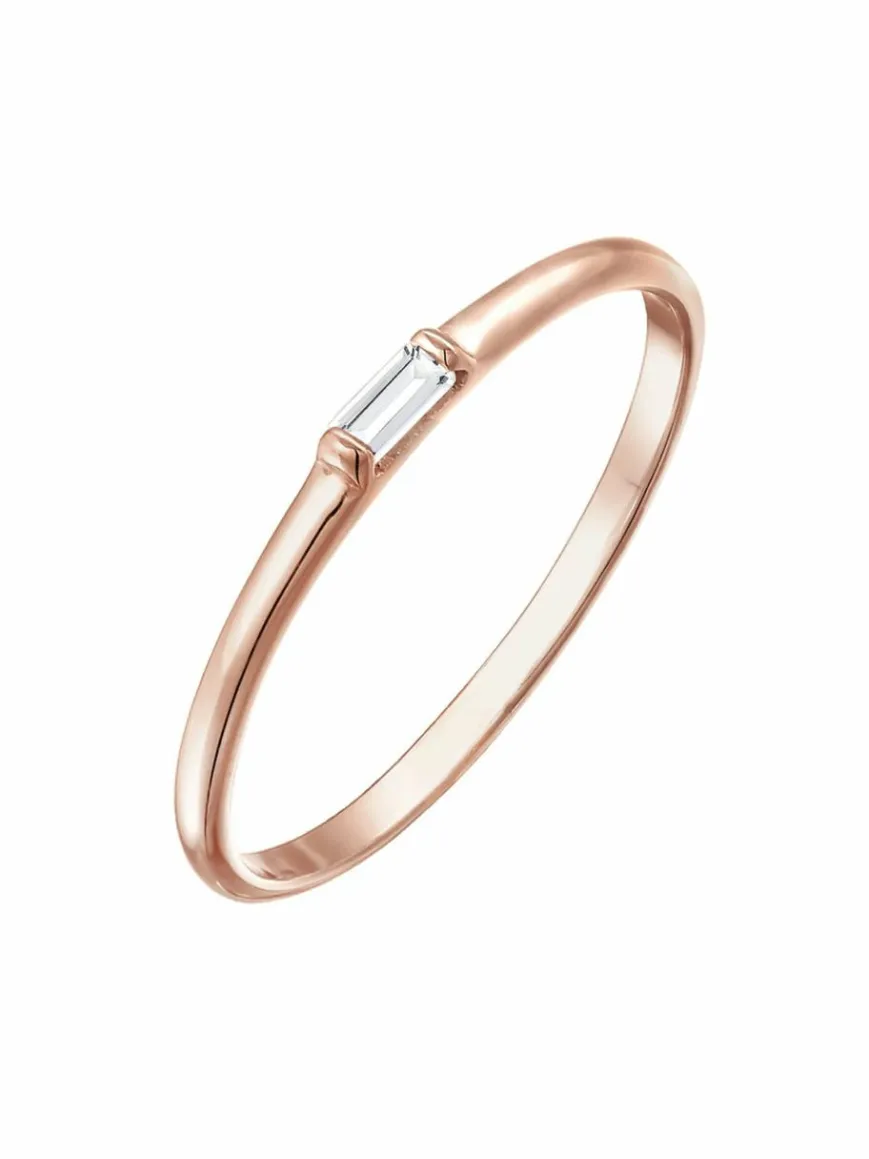 Elli PREMIUM Schmuck*Damen Ring roségold uni