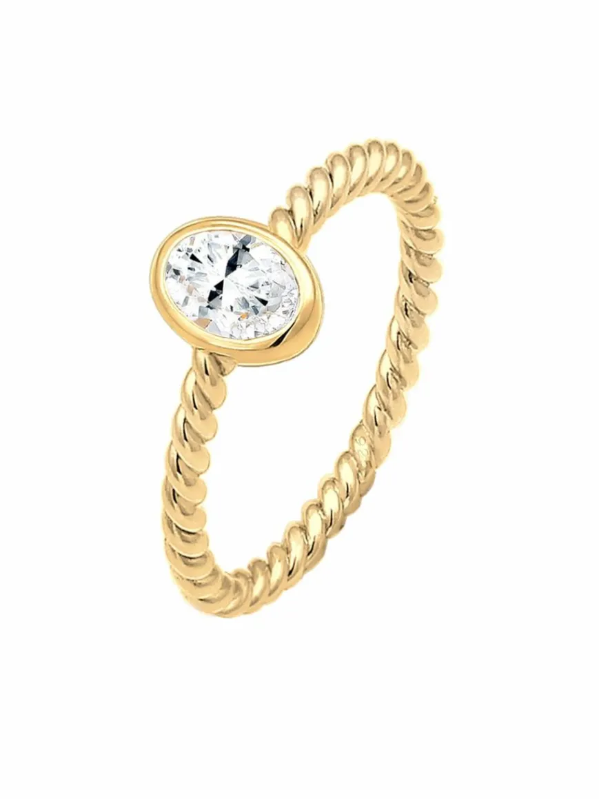 Elli PREMIUM Schmuck*Damen Ring gold uni