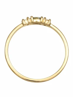 Elli PREMIUM Schmuck*Damen Ring grün uni
