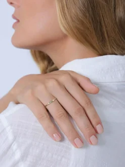 Elli PREMIUM Schmuck*Damen Ring grün uni