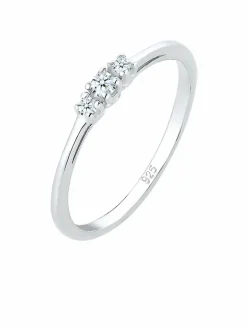 Elli Diamonds Schmuck*Damen Ring silber uni