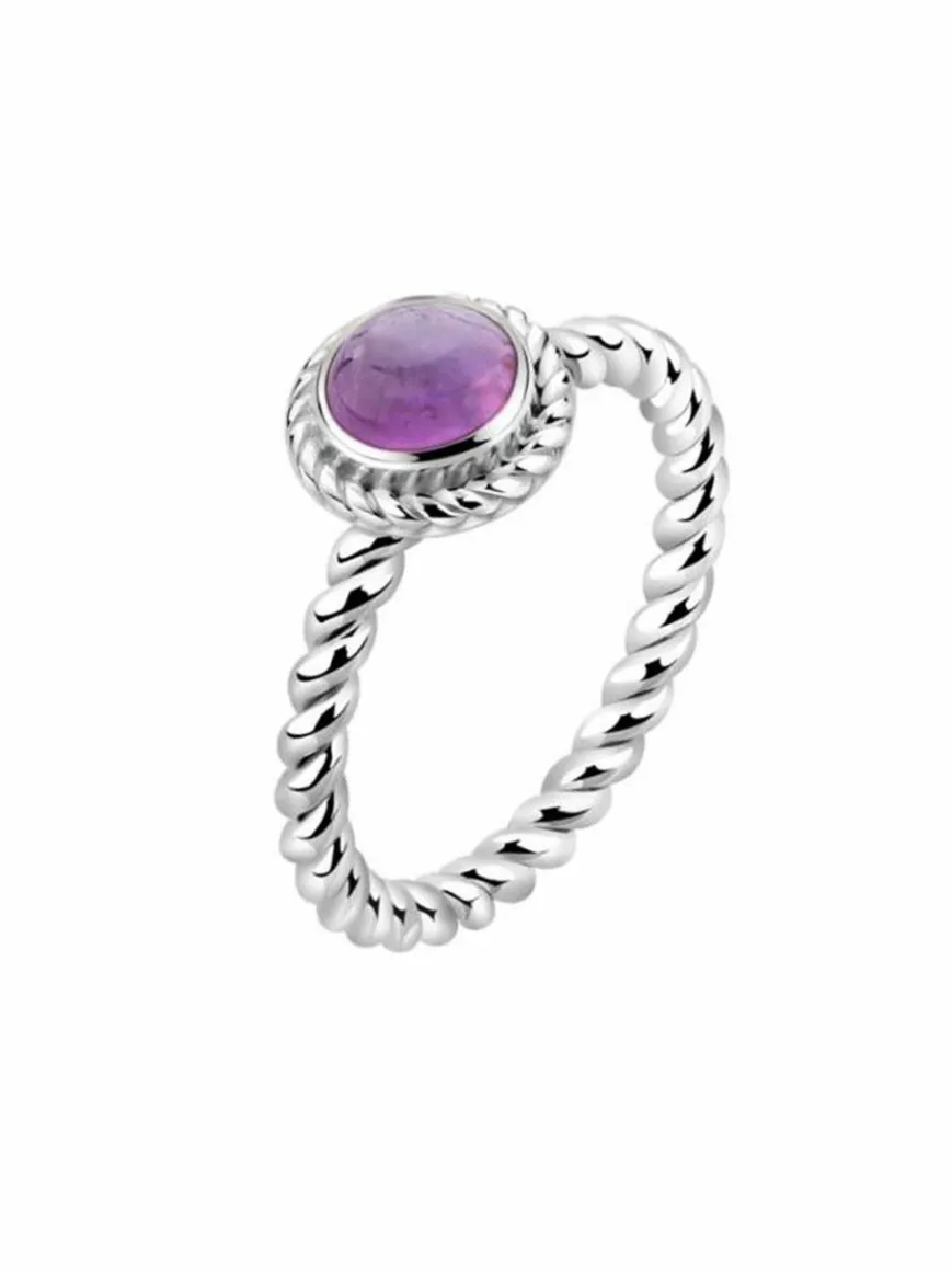 Nenalina Schmuck*Damen Ring lila uni