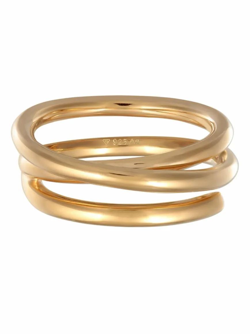 Elli PREMIUM Schmuck*Damen Ring gold uni
