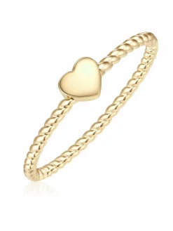 Glanzstücke München Schmuck*Damen Ring - Herz gold uni