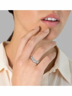 Glanzstücke München Schmuck*Damen Ring - Herz/Kugel silber uni