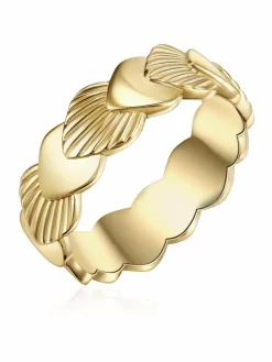 Glanzstücke München Schmuck*Damen Ring - Muschel gold uni