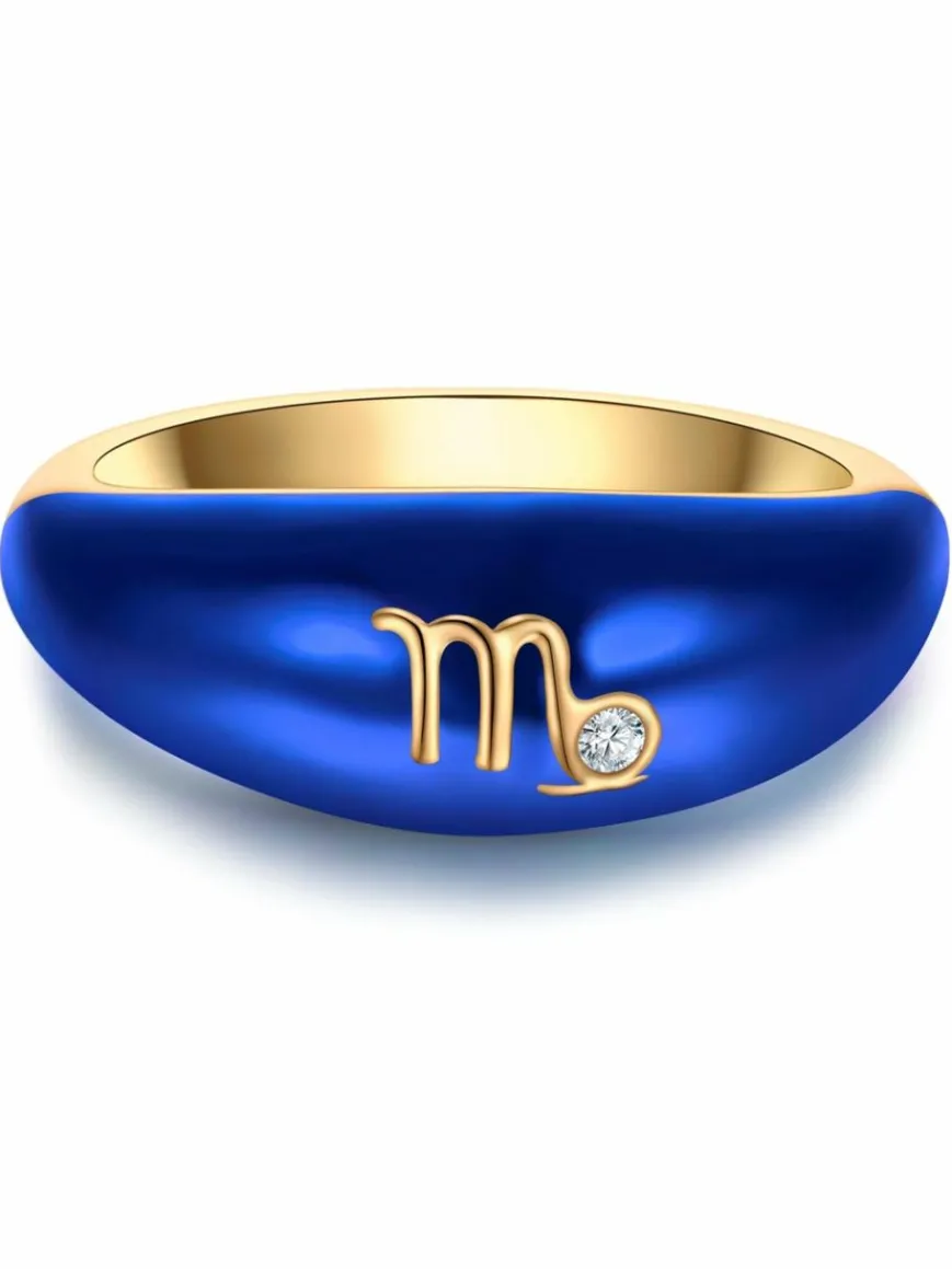Glanzstücke München Schmuck*Damen Ring - Sternzeichen Jungfrau gold uni
