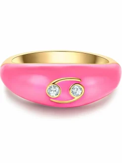 Glanzstücke München Schmuck*Damen Ring - Sternzeichen Krebs gold uni