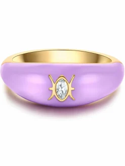 Glanzstücke München Schmuck*Damen Ring - Sternzeichen Fische gold uni