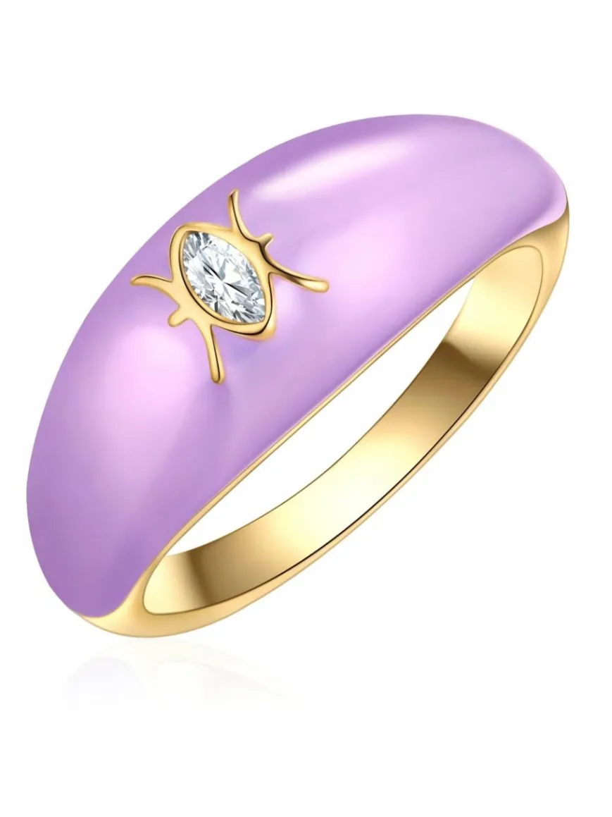 Glanzstücke München Schmuck*Damen Ring - Sternzeichen Fische gold uni