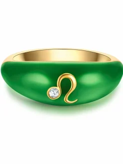 Glanzstücke München Schmuck*Damen Ring - Sternzeichen Löwe gold uni