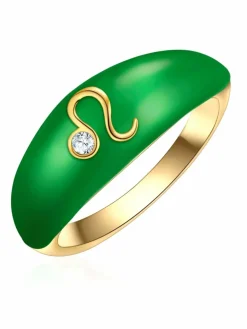 Glanzstücke München Schmuck*Damen Ring - Sternzeichen Löwe gold uni