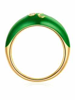 Glanzstücke München Schmuck*Damen Ring - Sternzeichen Löwe gold uni