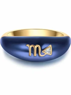 Glanzstücke München Schmuck*Damen Ring - Sternzeichen Skorpion gold uni