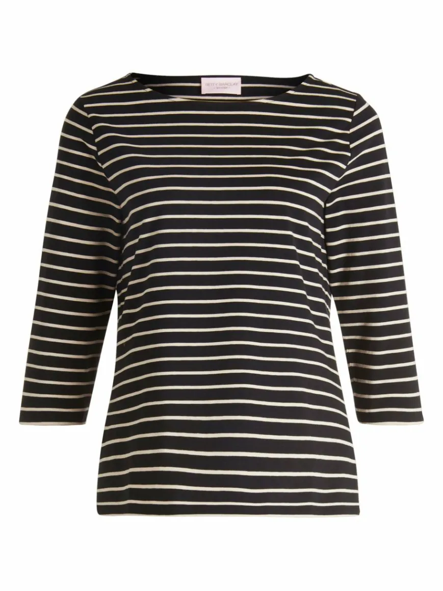 Betty Barclay Shirts & Tops*Damen Ringelshirt schwarz mehrfarbig gestreift