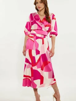 Faina Röcke*Damen Rock pink uni