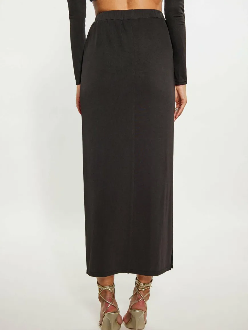 Faina Röcke*Damen Rock schwarz uni