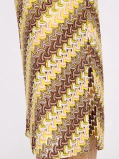 IZIA Röcke*Damen Rock gelb gestreift