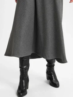 Marie Lund Röcke*Damen Rock anthrazit meliert