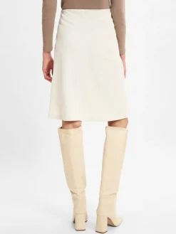 Marie Lund Röcke*Damen Rock ecru strukturiert
