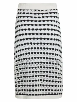 IZIA Röcke*Damen Rock weiß gestreift