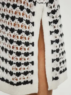 IZIA Röcke*Damen Rock weiß gestreift