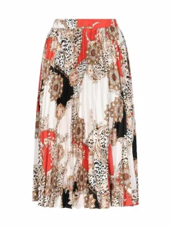 Faina Röcke*Damen Rock rot uni