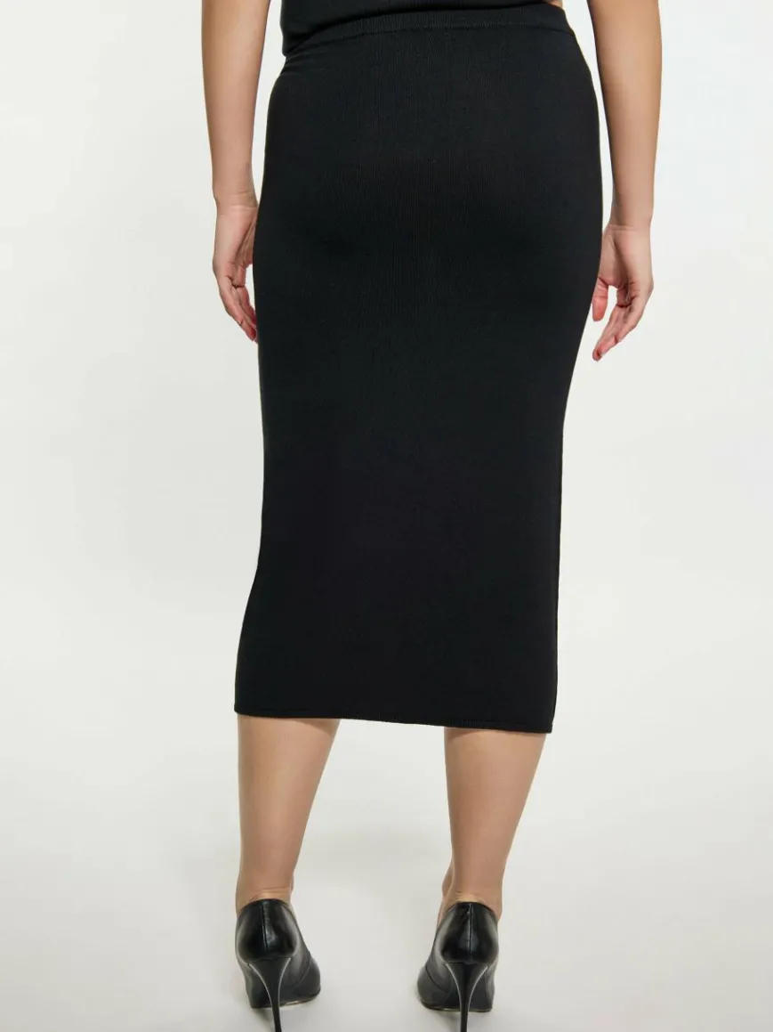 Dreimaster Röcke*Damen Rock schwarz uni