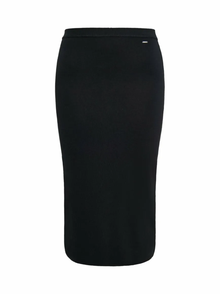 Dreimaster Röcke*Damen Rock schwarz uni