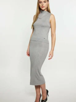 Dreimaster Röcke*Damen Rock grau uni