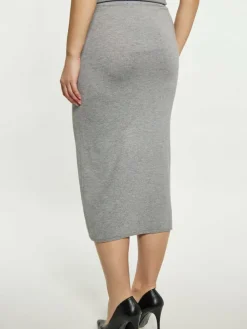 Dreimaster Röcke*Damen Rock grau uni