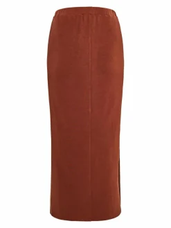 Faina Röcke*Damen Rock braun uni