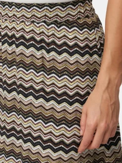 zero Röcke*Damen Rock braun beige gemustert