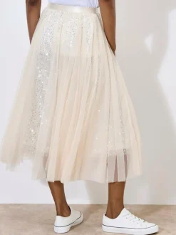 Apricot Röcke*Damen Rock beige uni