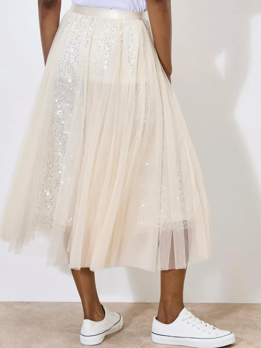 Apricot Röcke*Damen Rock beige uni