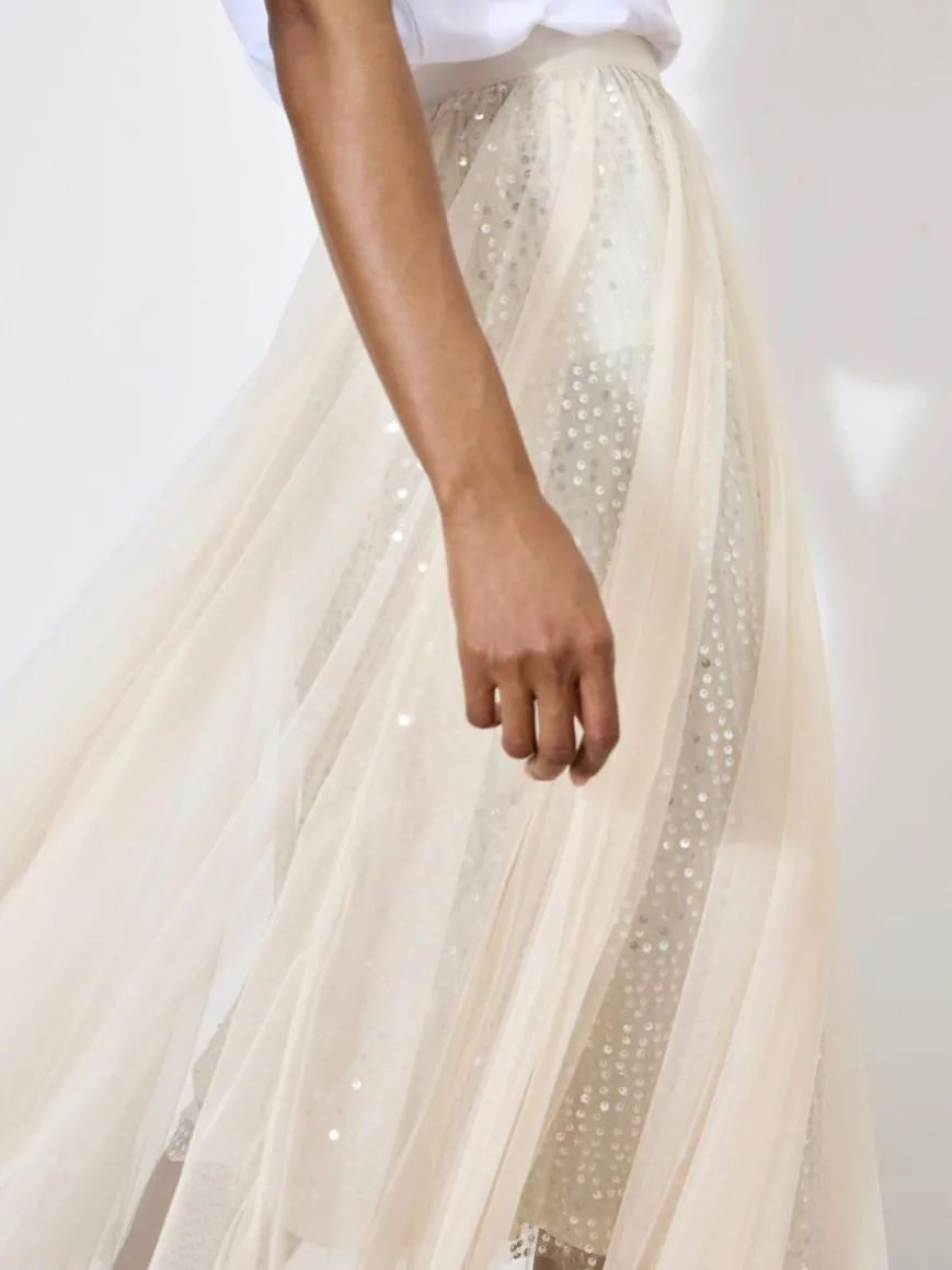 Apricot Röcke*Damen Rock beige uni