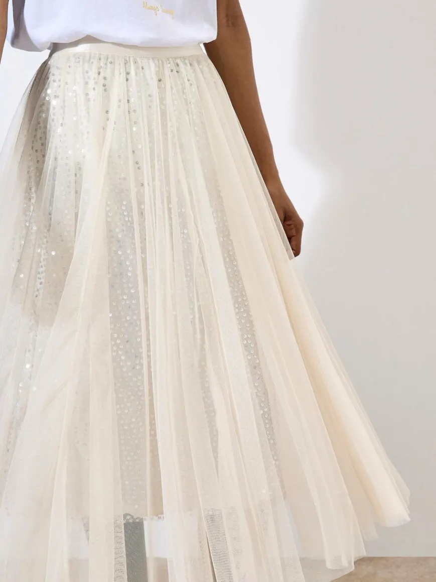 Apricot Röcke*Damen Rock beige uni