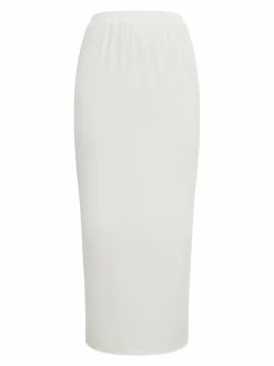 Faina Röcke*Damen Rock weiß uni