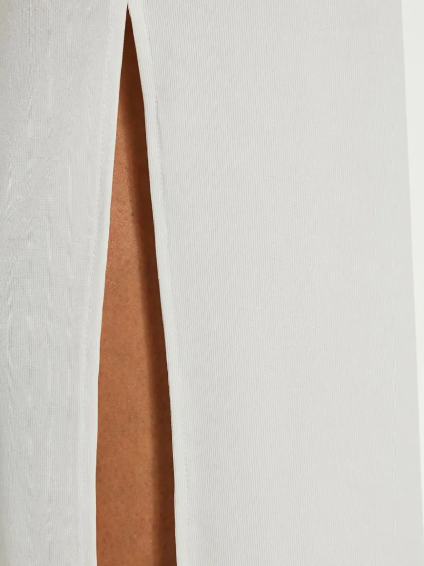 Faina Röcke*Damen Rock weiß uni